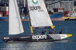ID 14711 NZL 68 - a former Americas Cup yacht, now provides tourist cruises and the opportunity to experience Americas Cup-style sailing in Auckland, NZ.